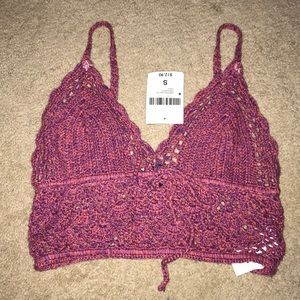 Crochet crop top